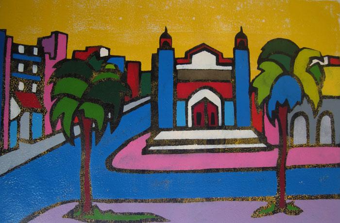 Paisaje con Iglesia