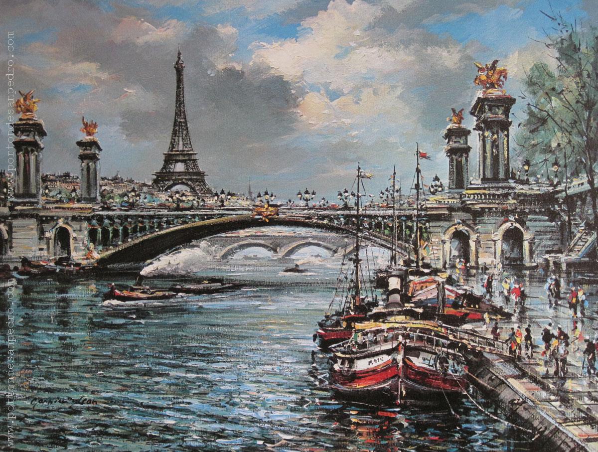 Tour Eiffel, Pont Alexandre III