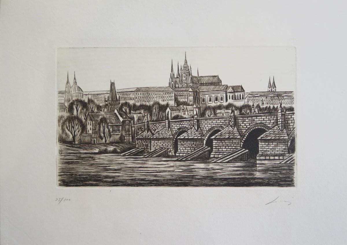 Ciudad con puente