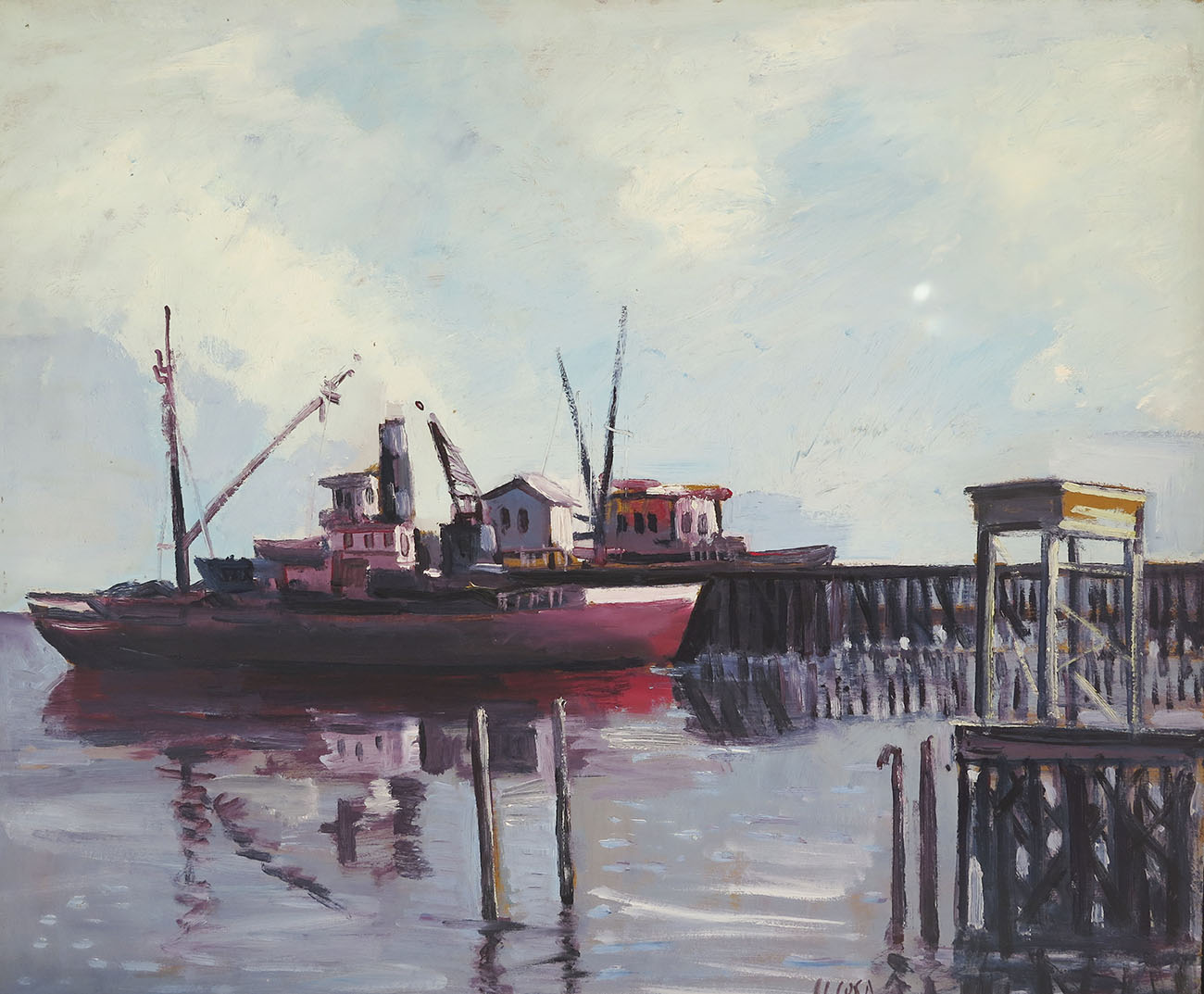 En el muelle