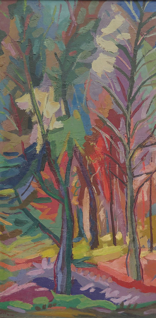 Paisaje con árboles
